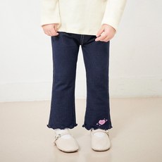 mollimelli 女童 Universe 類牛仔喇叭褲