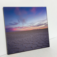 HTP 烏尤尼鹽沼龜裂地面照片磁磚 C769