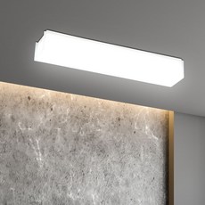 WONHA LED IS 壓克力方形牛奶浴室照明無頻閃吸頂燈 20W, 白色