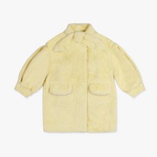 amare illael 女童人造毛皮大衣