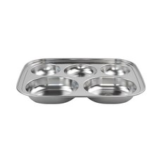 Kitchen You熊熊不鏽鋼兒童餐盤 2入, 單一顏色