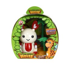 NinoSano Forest House 人偶工作娃娃, 機器人兔子朋友, 10厘米