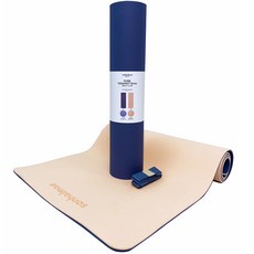 손할매 TPE 퓨어 요가매트 + 스트랩끈, 인디고피치, 1개