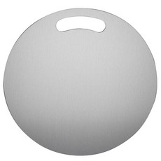 Kiwado不鏽鋼圓形砧板, 單色