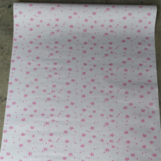 秘密花園磚塊型黏貼式磁磚壁紙, 飄逸粉紅花