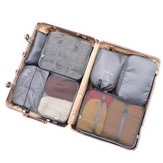 제노윈 여행 캐리어 화장품 속옷 의류 신발 정리 백 파우치 세트