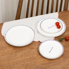 HANKOOK CHINAWARE 蕾黛德巴黎 B 餐盤組, 1套, 混合顏色, 盤子 21cm 2入 + 17cm 2入