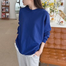 Dearlola 女款Oversize層次感長袖大學T