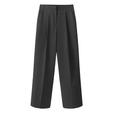 Lemon Soul 女款Herora後鬆緊帶寬版西裝褲