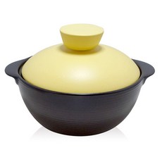Happy Jeong Korea 泡泡陶鍋 黃色, 1個, 15.6cm
