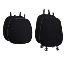 순잠 쿨링 아이스 통풍 자동차 시트 2인 세트, 1세트, 블랙