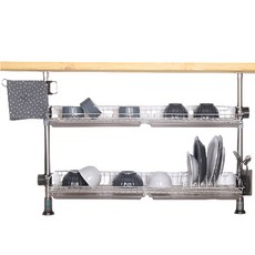 Decozin立柱式水槽架 2層 008 金色, 單色