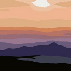 LIZJANEY DIY 背景畫 33 RAS20536 附框款, 混合色