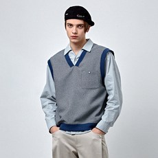 CUSTOMUS 男士天然網眼寬鬆版背心 CXS24SKVT272