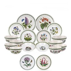 Portmerion Botanic Garden 4 人家用餐具套裝 18p, 隨機出貨出貨, 餐具6種
