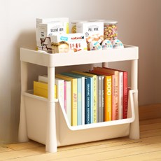 Da-it 書架層架, 2層, 米色