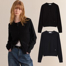 MIND BRIDGE 女款基本款針織衫 + 開襟衫套組 MZCD02C1