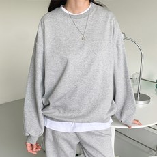 麥德門 素色日常寬鬆版大學T