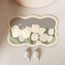 Good Shop 廚房浴室腳踏墊, 鬱金香花田