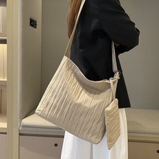 MEICHEL Lori 極簡大容量褶皺托特包 10469