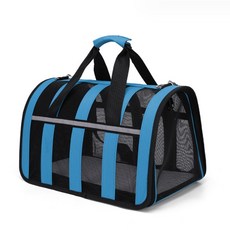 Daysoy Yoreongae 寵物網眼線條外出提袋, 05 藍色
