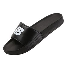 男用AT氣墊運動拖鞋 3cm, 黑色, 280