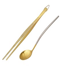 TABLE Art. Cheondung 料理夾 + 湯勺匙組, 霧面雙色, 湯匙 + 料理夾, 1組