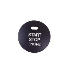 BENBAMIX 現代鋁合金啟動按鈕飾條, 4.黑色