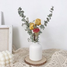 GAPANG 乾花DRYD001 02號+花瓶, 混合顏色