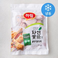 하림 동물복지 인증 자연실록 IFF 닭다리 (냉동), 800g, 1개