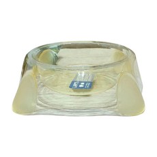 寵物透明餐具 YT_RC644, 黃色的, 1個