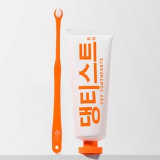 HELLO My PeT 寵物Danggist水蜜桃牙膏80g + 細毛牙刷組, 1套