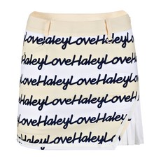 HALEY 女款A字側邊百褶短裙 HU-WK1008YW01