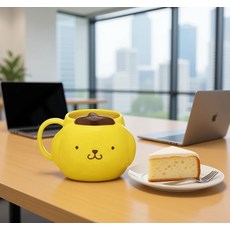 Skater 角色臉部馬克杯 CHMGD4 布丁狗, 1個, 390ml, 混合色