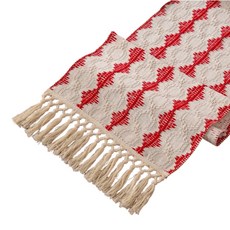 Block Mart 聖誕節波西米亞風桌旗, type4, 1個, 6人(220 x 33 cm)