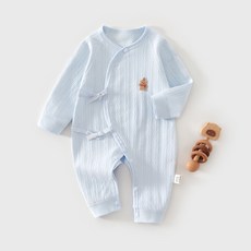 STARDOOR 嬰兒可愛迷你熊刺繡貼連身衣