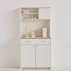 스칸디무드 국내제조 쿠엔코 서랍장 세트 800 방문설치, 오크화이트