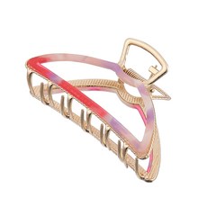 수스다 반달모양 메탈 셀룰로오스 빅사이즈 올림머리 헤어집게핀