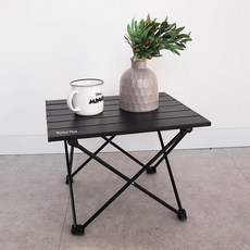 마켓플랜 초경량 롤 테이블 M, 블랙