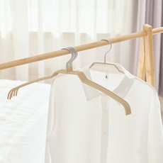 Back to Basics Style 女用纖細衣架, 10個, 米色