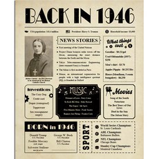 復古黑白海報 26