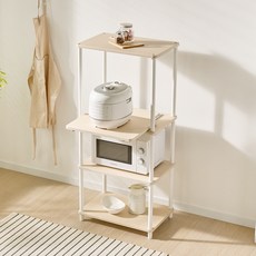 가구레시피 스마트 조립식 렌지대, 메이플, 4단