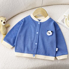 JOYMULTI 彩色熊貓兒童長袖針織外套