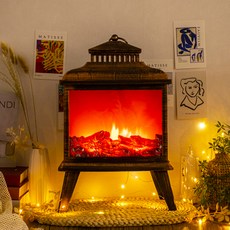 Artjoy LED壁爐壁爐心情燈No.11, 混合顏色