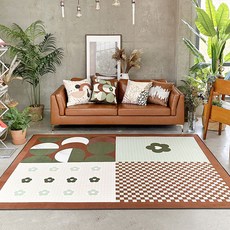 러움 플인러브 하프문 소프티 발수 러그