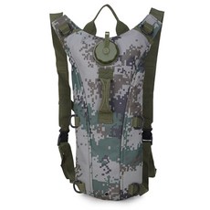 軍事風扁長型水袋背包, TYPE 11