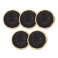 東大門鈕扣王 齒輪結合鈕扣 21mm, 5個, 黑色G