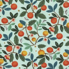 Chouchourum 花朵果實牛津布 SH-331, 薄荷色, 1個