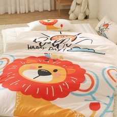 롤베이비 유아용 밤부 알러지케어 차렵이불, 해피데이