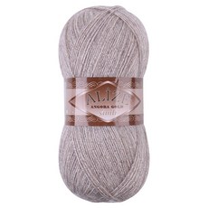 alize 앙고라골드 심리 뜨개실, 1개, 152 펄베이지